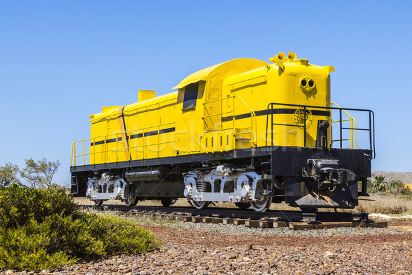 yellow train Stock photo © magann