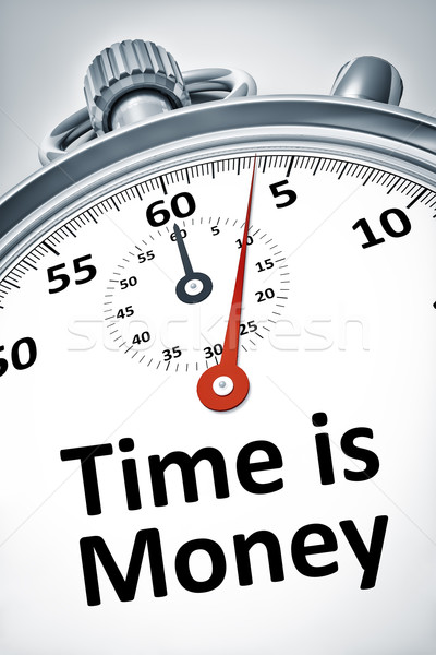 stopwatch with text time is money Stock photo © magann