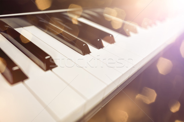 классический клавиши пианино 3D музыку аннотация Сток-фото © magann