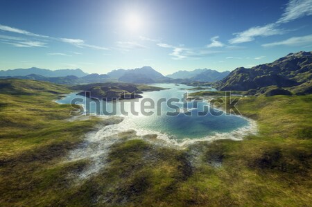 fantasy landscape Stock photo © magann