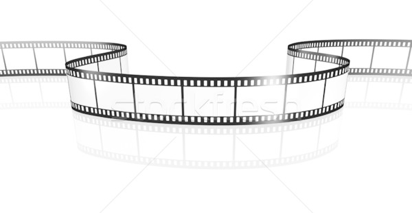 Filmszalag kép fehér absztrakt keret videó Stock fotó © magann