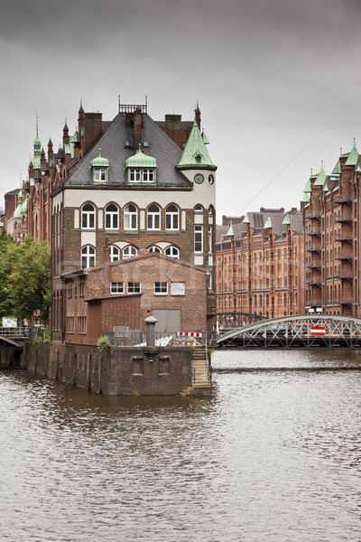 Foto stock: Hamburgo · imagen · agradable · Alemania · cielo · oficina