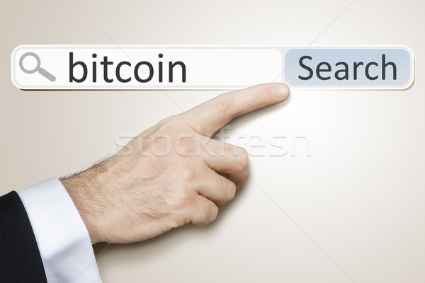 web search for bitcoin Stock photo © magann