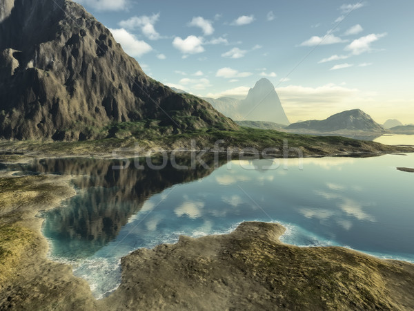 fantasy landscape Stock photo © magann