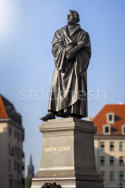 Martin Luther Statue Dresden Germany Stock photo © magann