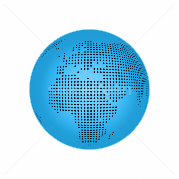 Stock photo: earth map