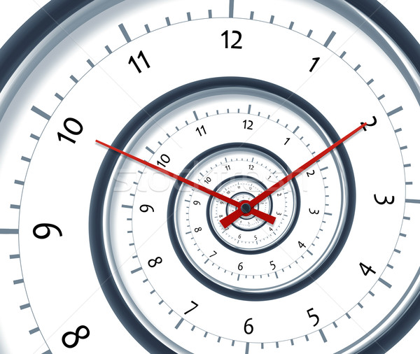 время спиральных изображение Nice часы дизайна Сток-фото © magann