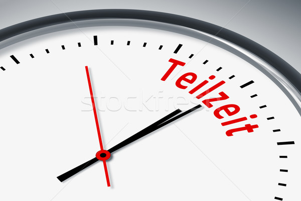Clock with text Stock photo © magann