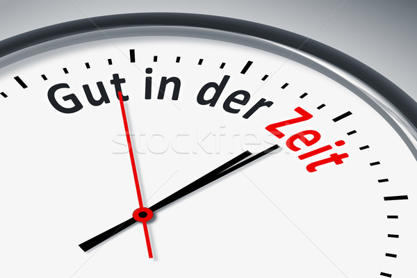 Clock with text Stock photo © magann