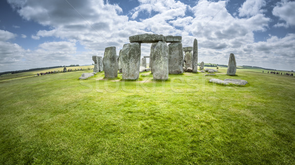 Stonehenge obraz Anglii zegar krajobraz świat Zdjęcia stock © magann