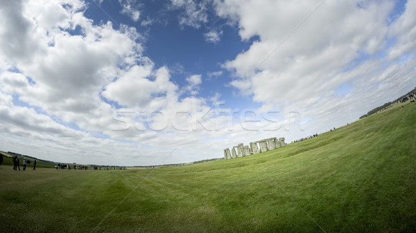 Stonehenge afbeelding Engeland klok wereld ruines Stockfoto © magann