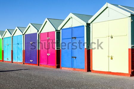 Brighton beach huts Stock photo © magann