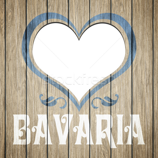 wooden heart Bavaria Stock photo © magann