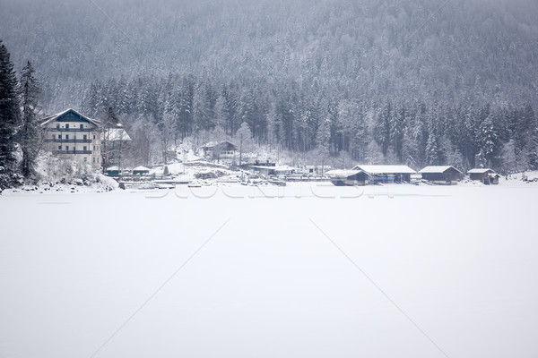 Eibsee winter Stock photo © magann