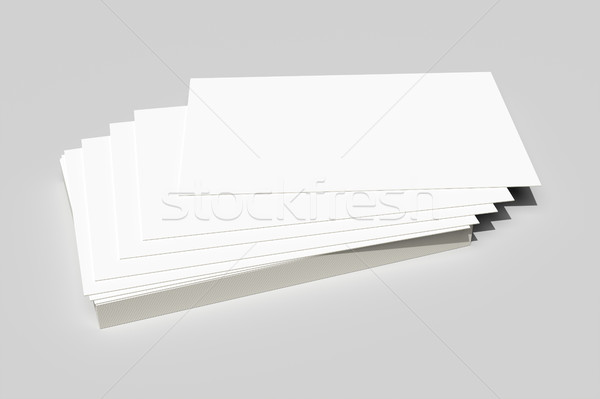 Lot 3D affaires papier Photo stock © magann