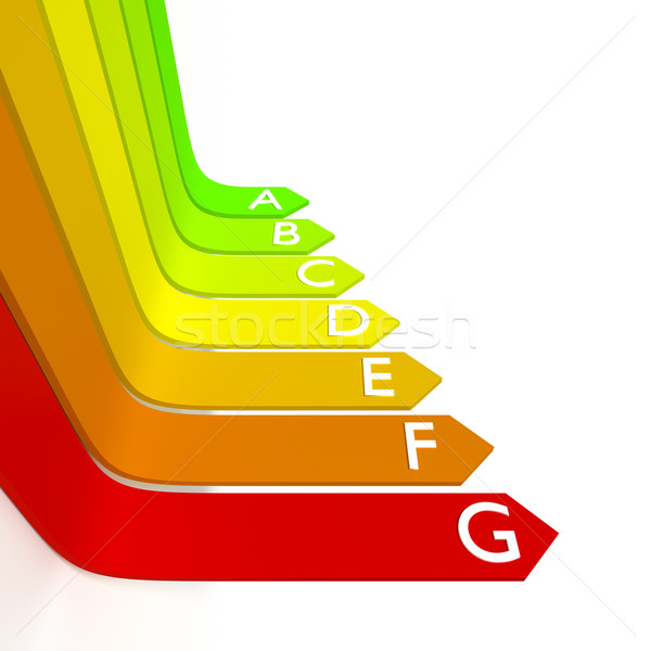 energy efficiency graphic Stock photo © magann