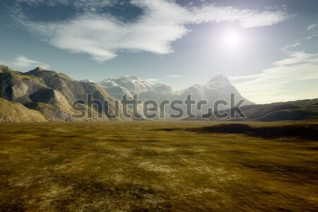 landscape without vegetation Stock photo © magann