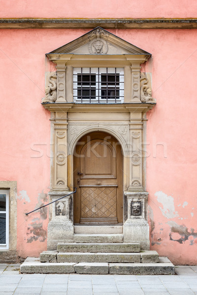 Old Door Rothenburg ob der Tauber Stock photo © magann