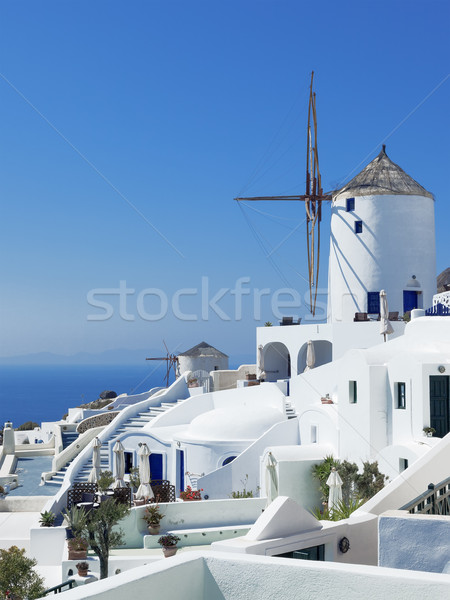 Santorini Grécia imagem bom moinho céu Foto stock © magann