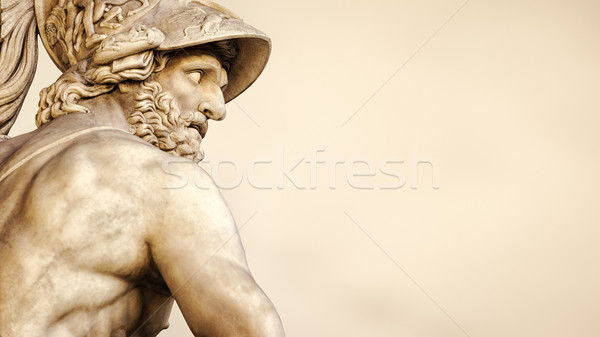 Menelaus supporting the body of Patroclus Stock photo © magann
