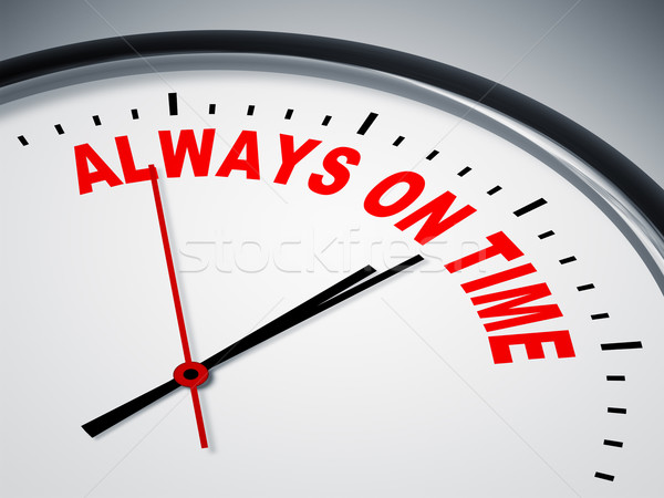 Siempre tiempo imagen agradable reloj negocios Foto stock © magann