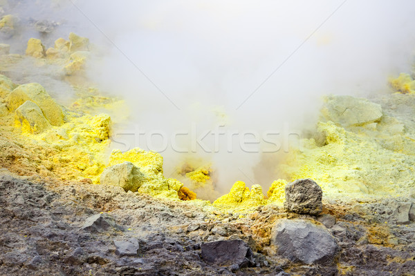 Lipari Islands active volcano Stock photo © magann