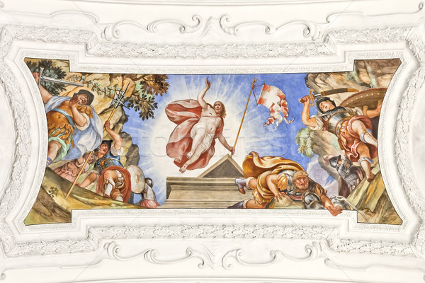 fresco Benediktbeuern Stock photo © magann
