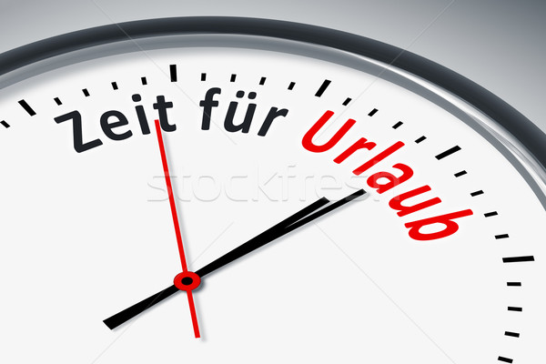 Clock with text Stock photo © magann