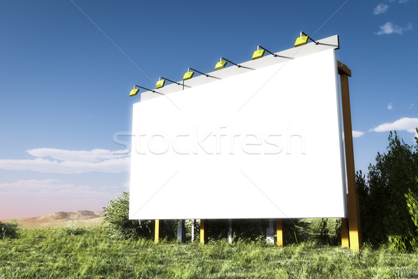 Advertising wall Stock photo © magann