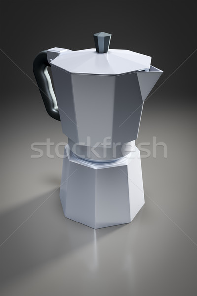 Stock photo: italian coffee percolator