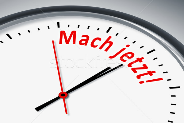 Clock with text Stock photo © magann