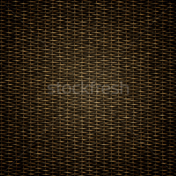 Stock photo: wooden weave background