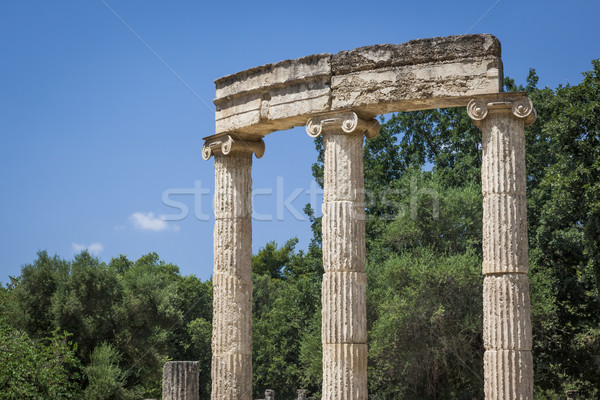 Görögország kép híres örökség sport sportok Stock fotó © magann