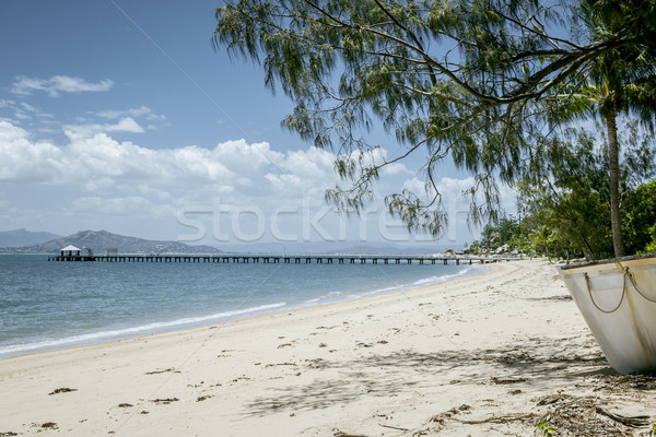 Magnético isla Australia imagen árbol nubes Foto stock © magann