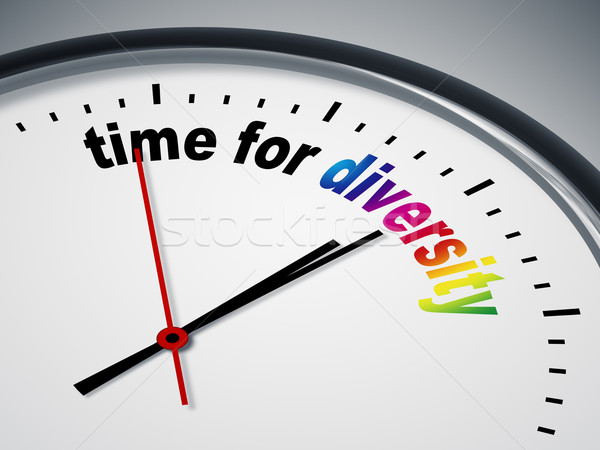 time for diversity Stock photo © magann