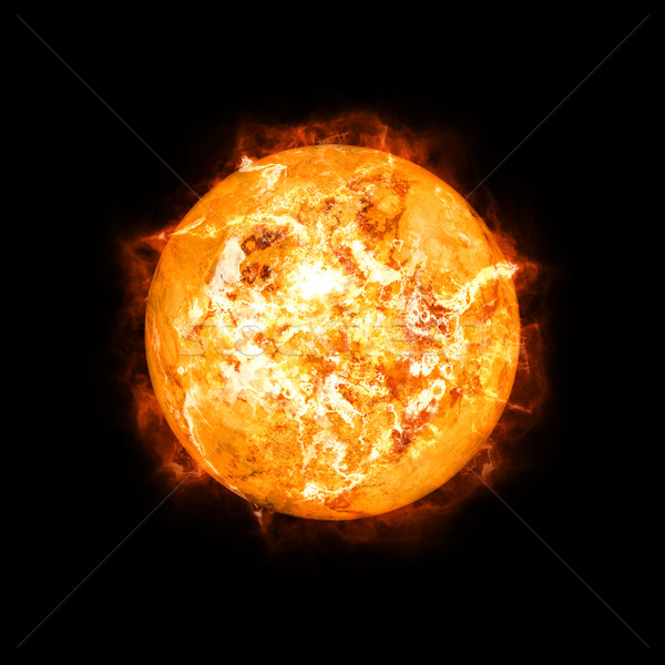 подробный солнце пространстве изображение небе свет Сток-фото © magann