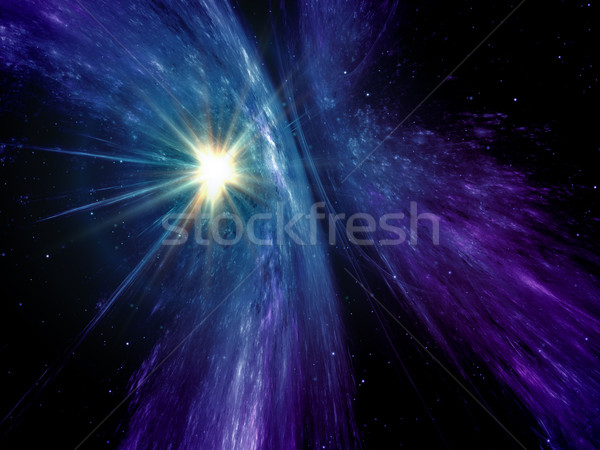 sunburst in space Stock photo © magann