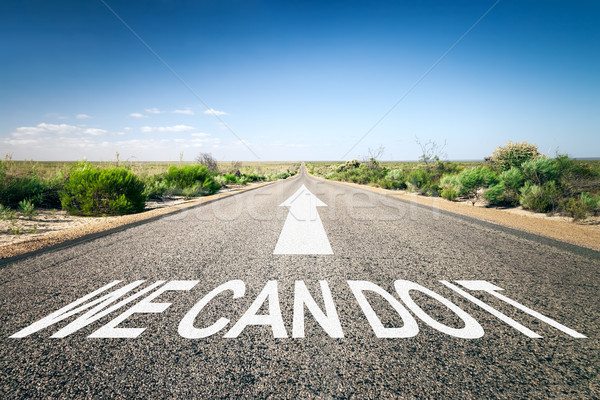 road to horizon Stock photo © magann