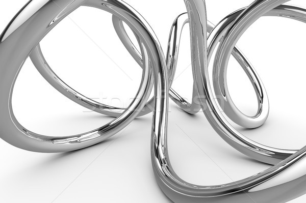 stylish chrome knot Stock photo © magann