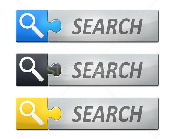 linked search banner Stock photo © magann