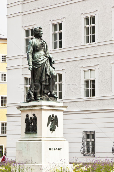 Mozart statue Salzburg Stock photo © magann