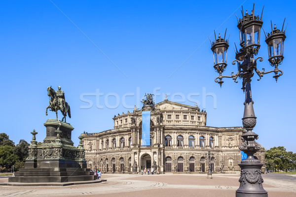 опера Дрезден изображение Германия дома здании Сток-фото © magann