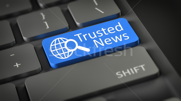 computer keyboard Trusted News Stock photo © magann