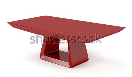 Czerwony elegancki stolik biały kawy projektu Zdjęcia stock © magraphics