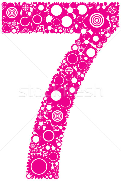 Number 7 Stock photo © magraphics