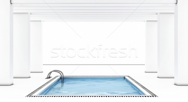 Luxury swimming pool Stock photo © magraphics