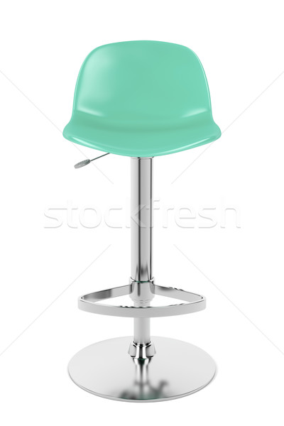 Stock photo: Front view of bar stool