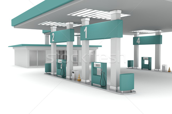 Petrol station Stock photo © magraphics