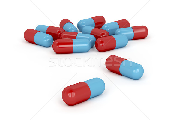 Capsules on white Stock photo © magraphics