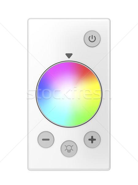 Remote control for LED light bulb Stock photo © magraphics